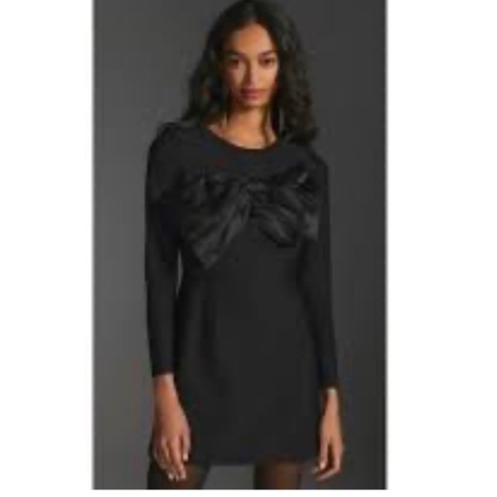 Anthropologie HUTCH Bow Mini Dress size 2 NWT